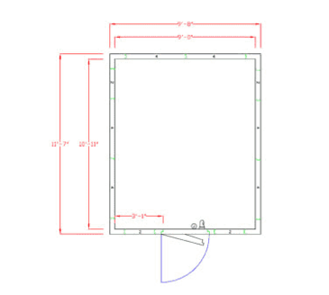 American Panel Corporation 10X12C-I Walk-In Cooler & Compressor