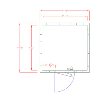 American Panel Corporation 8X8C-I Walk-In Cooler & Compressor