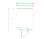 American Panel Corporation 8X10C-O Walk-In Cooler