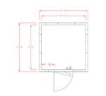 American Panel Corporation 8X8C-O Walk-In Cooler