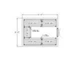 Nor-Lake KLF46-C 4' x 6' x 6'-7" H Kold Locker Indoor Freezer with floor