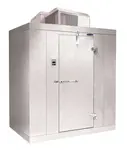 Nor-Lake KLF56-C 5' x 6' x 6'-7" H Kold Locker Indoor Freezer with floor